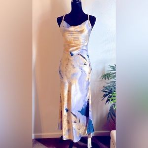 Watercolor Slip Dress